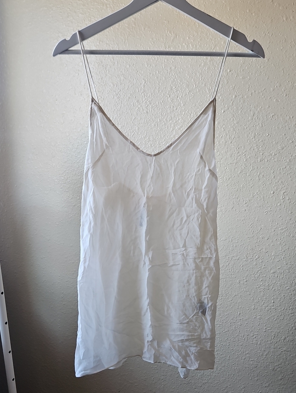 Isabel Marant Cream Sheer Silk Slip